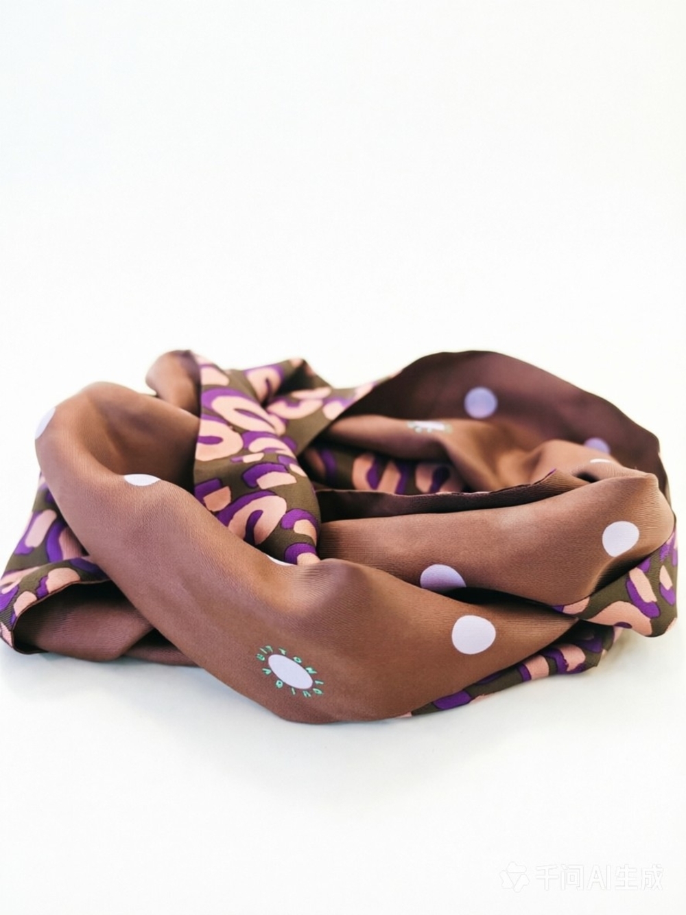 Louis Vuitton silk scarf snood